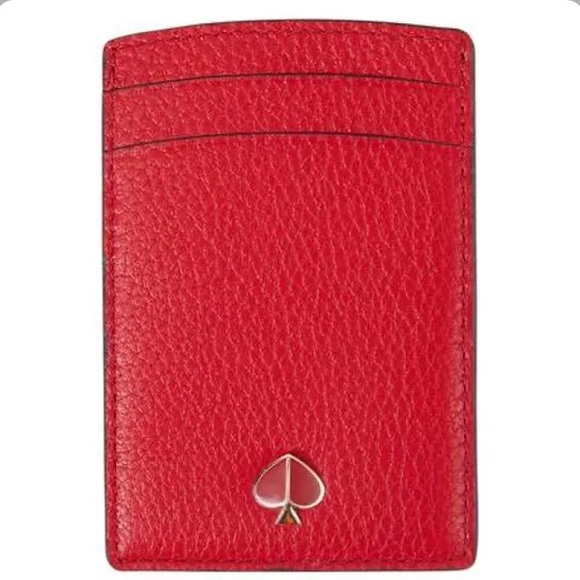 kate spade Handbags - Kate Spade Polly Cardholder Red Leather